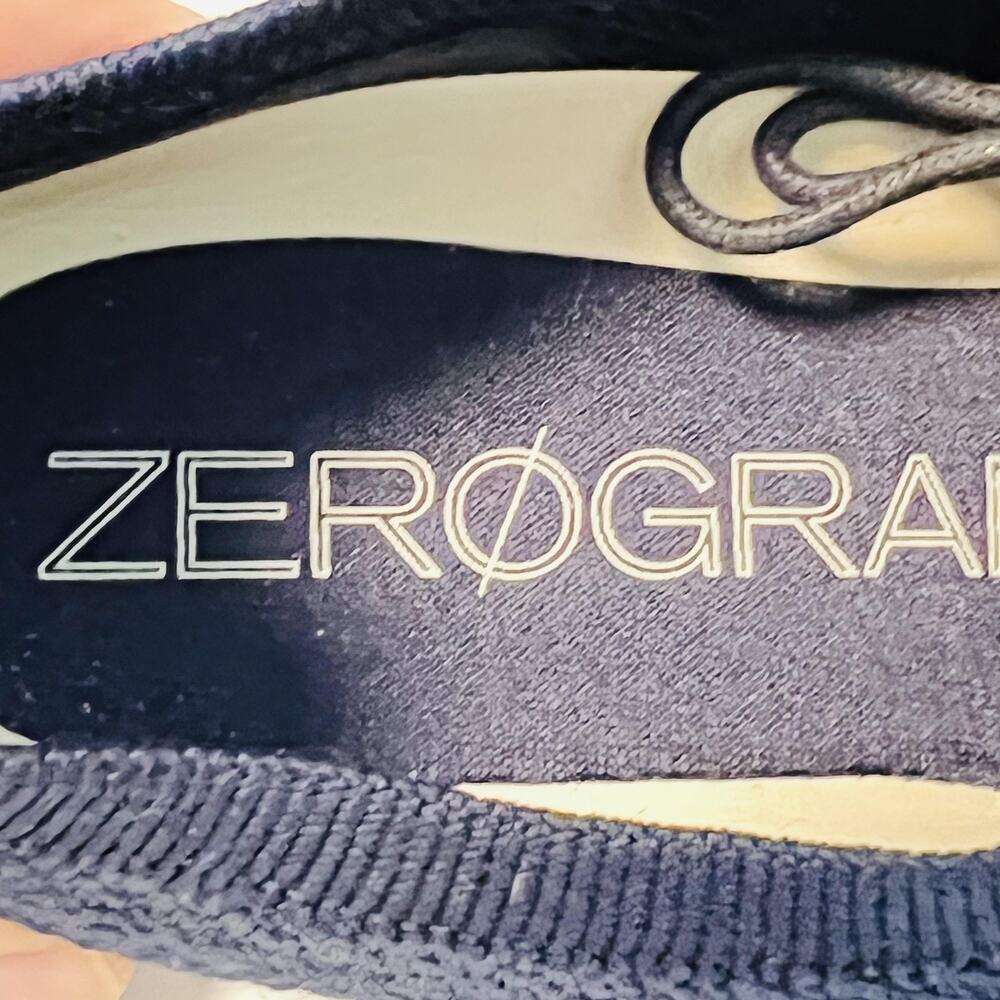 Cole Haan Shoes Womens 7 Blue Knit Zerogrand Low Top Athletic Sneakers Comfort - Picture 9 of 11